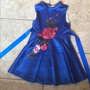 Girls Blue Trish Scully dress. Size 6